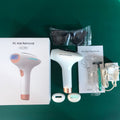 Laser hair removal cryo-point device