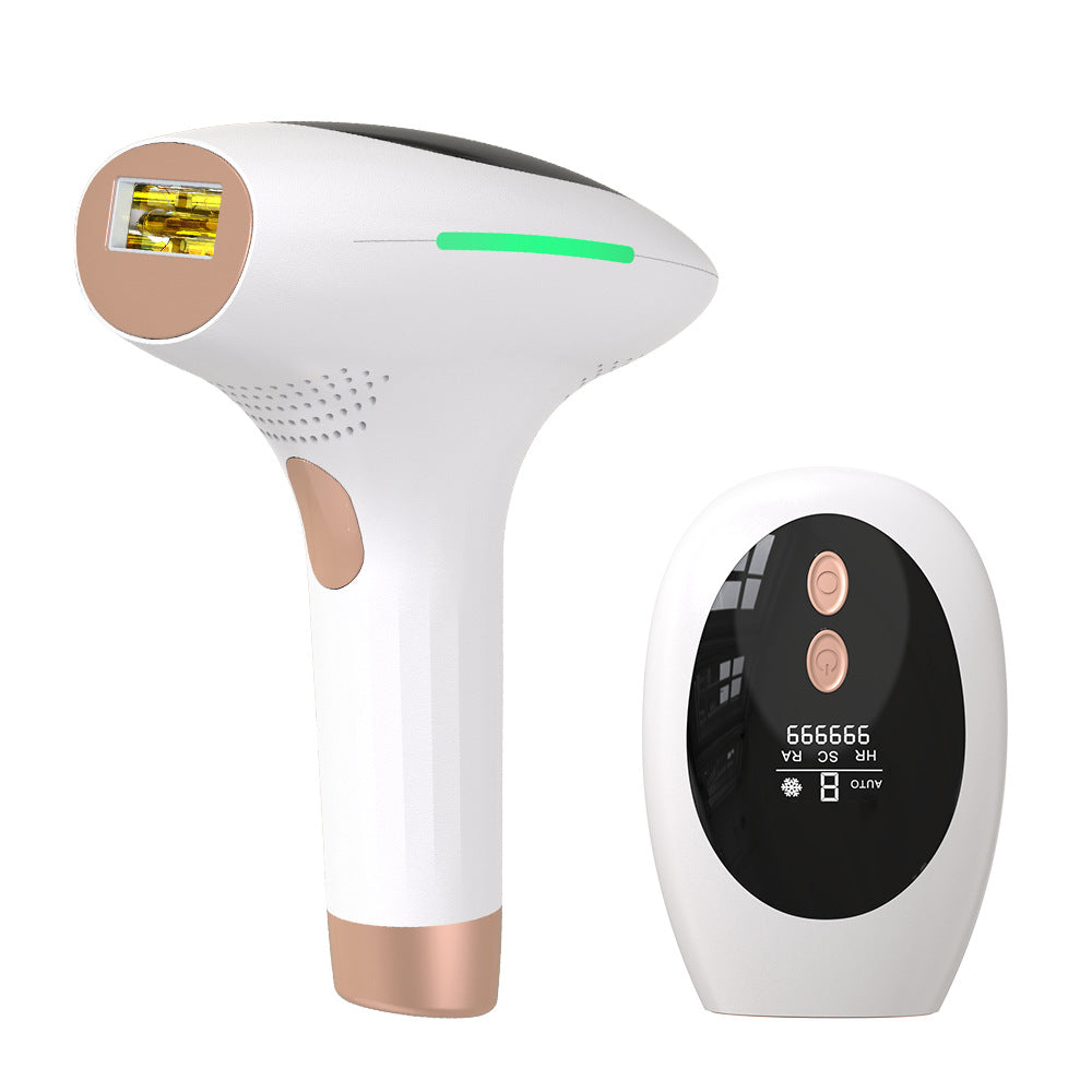 Laser hair removal cryo-point device